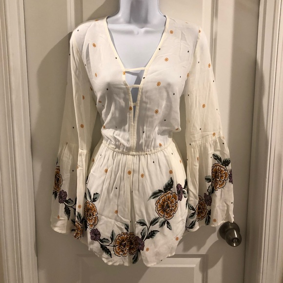 Chloe & Katie Pants - Chloe & Katie Romper with Pockets Size Medium